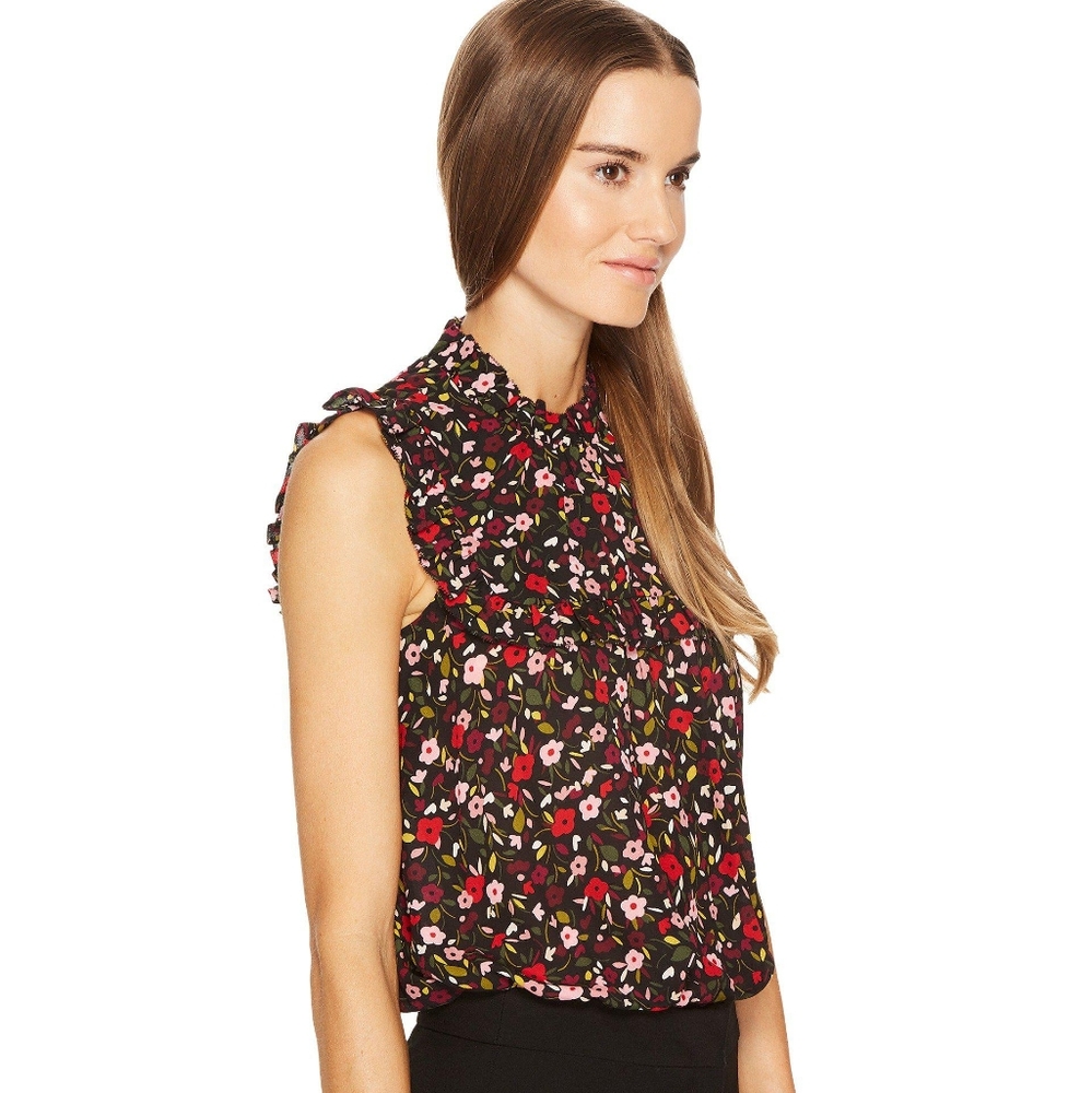 COPY - Kate Spade Boho Floral Yoke Top NWT L